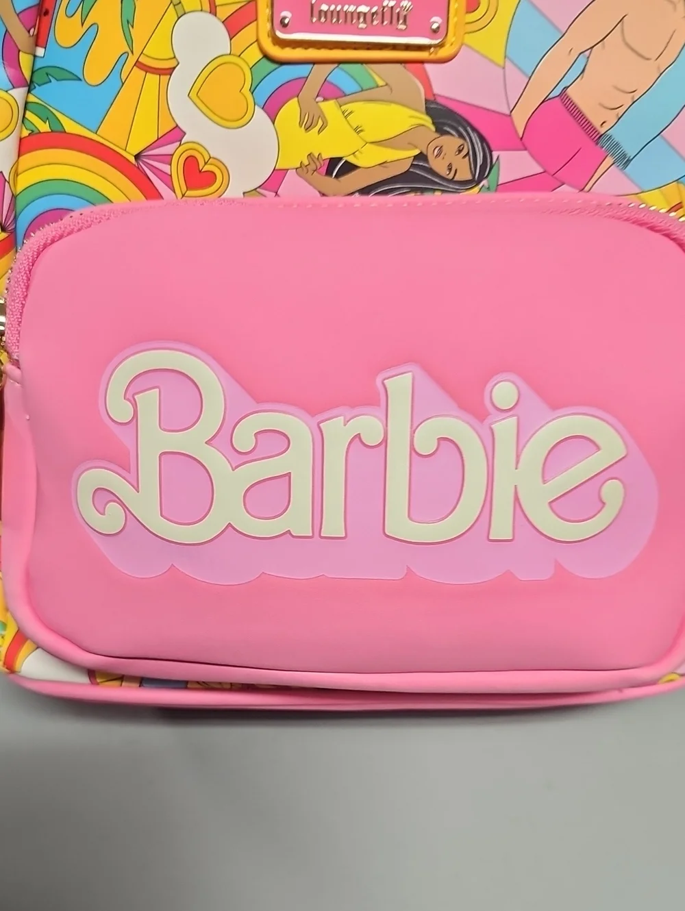 Loungefly × Barbie Fun In The Sun Mini Backpack Beach Theme Multicolor